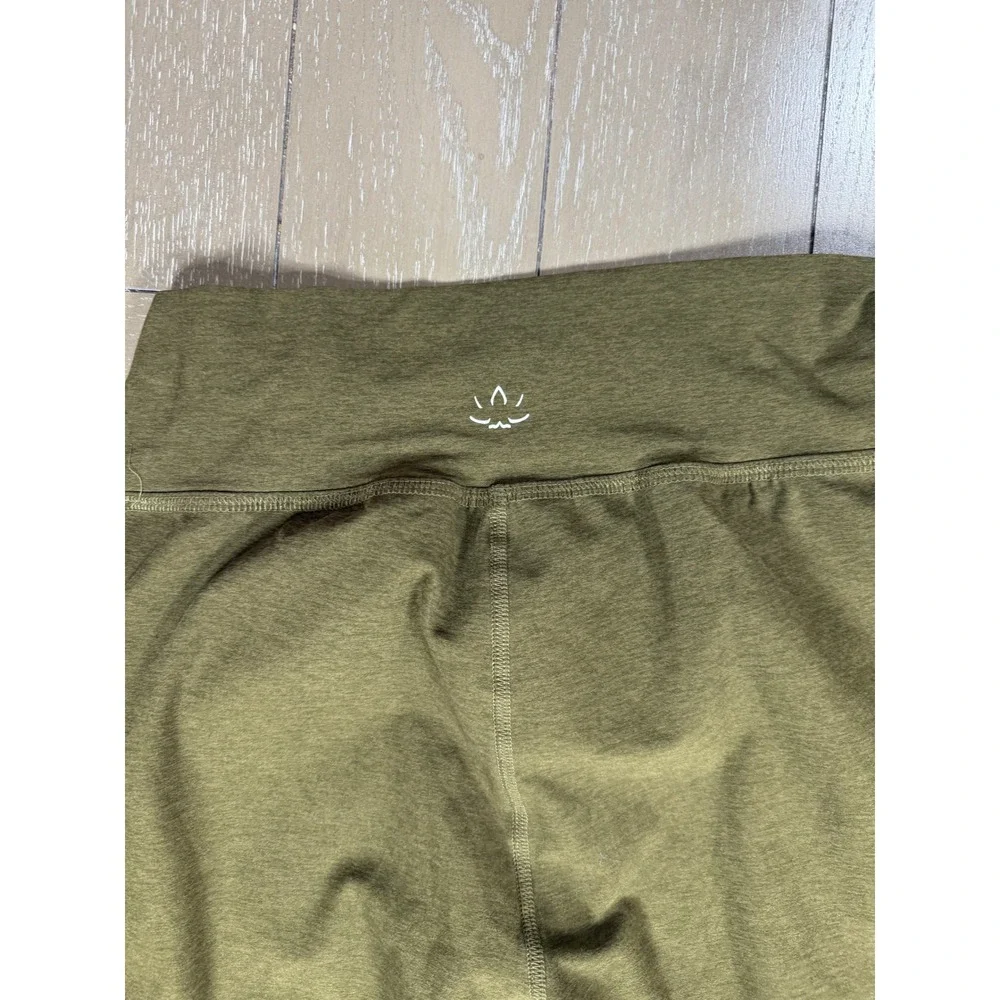 Beyond Yoga Joggers Womens Medium Olive Green Spacedye High Waisted Relaxed Fit